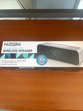 Rechargeable USB Wireless Speaker in Black